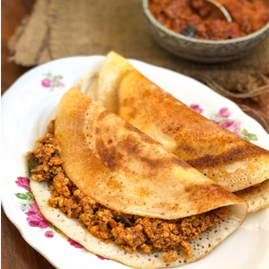 Pepper Chicken Dosa